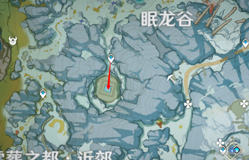 原神雪山石碑位置分布图